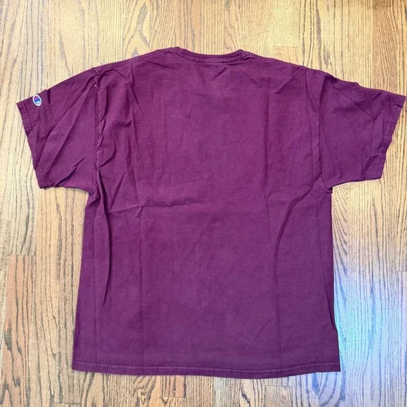 Champion Harvard University T-Shirt Graphic Logo XL Maroon Burgundy College - Picture 2 of 6